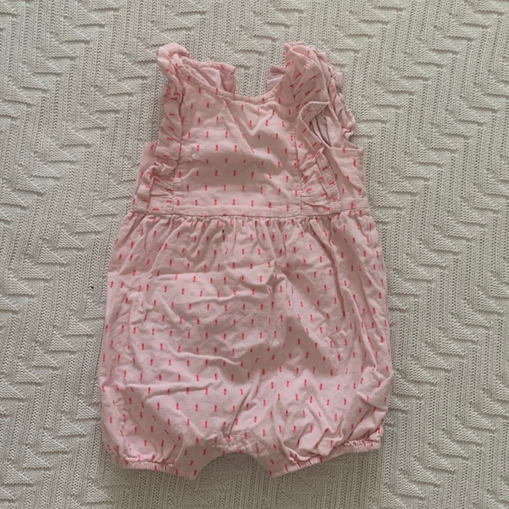 Baby Gap Pink Swiss Dot Bubble